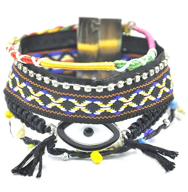 Бразильские браслеты для женщин магнитные браслеты браслет дружбы Pulseras ювелирные изделия Bijoux повязка на руку в богемском стиле браслет