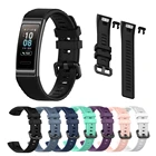 Ремешок силиконовый для Huawei Band 4 Pro 3 Pro, сменный спортивный браслет для наручных часов Huawei 4 Pro, аксессуары для часов