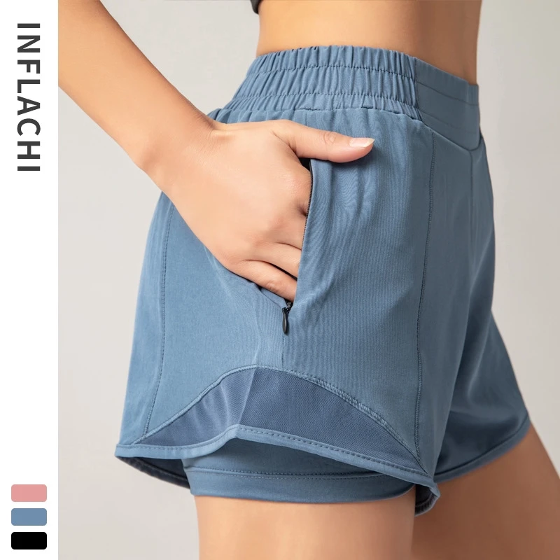 Женские спортивные шорты светоотражающие для отдыха на дороге бега ночного