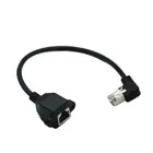 30 см вверх вниз под прямым углом 90 градусов 8P8C FTP STP UTP Cat5 RJ45 с винтом Lan Ethernet сетевой Удлинительный кабель 1 фут 60 см 100 см 1 м