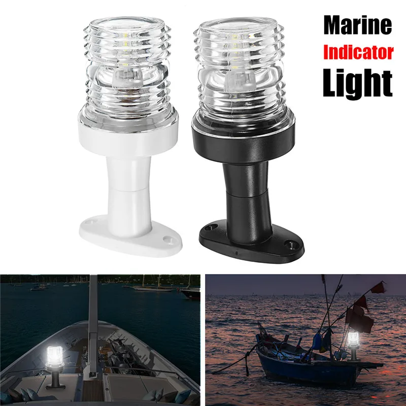

2835 SMD 33 LED Marine Marine Indicator Waterproof for Pontoon Yacht Car Boat Part White/Black 2.5W DC12V