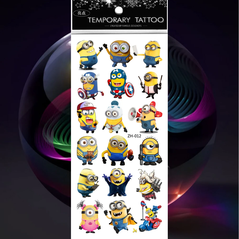 5 шт./лот крутые татуировки для рук наклейка тату Детские искусственные нагрудные