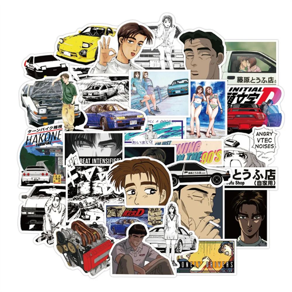 

10/30/50PCS Cartoon Popular Anime Character Diary Graffiti Mobile Phone Case Decorative Waterproof Stickers Wholesale