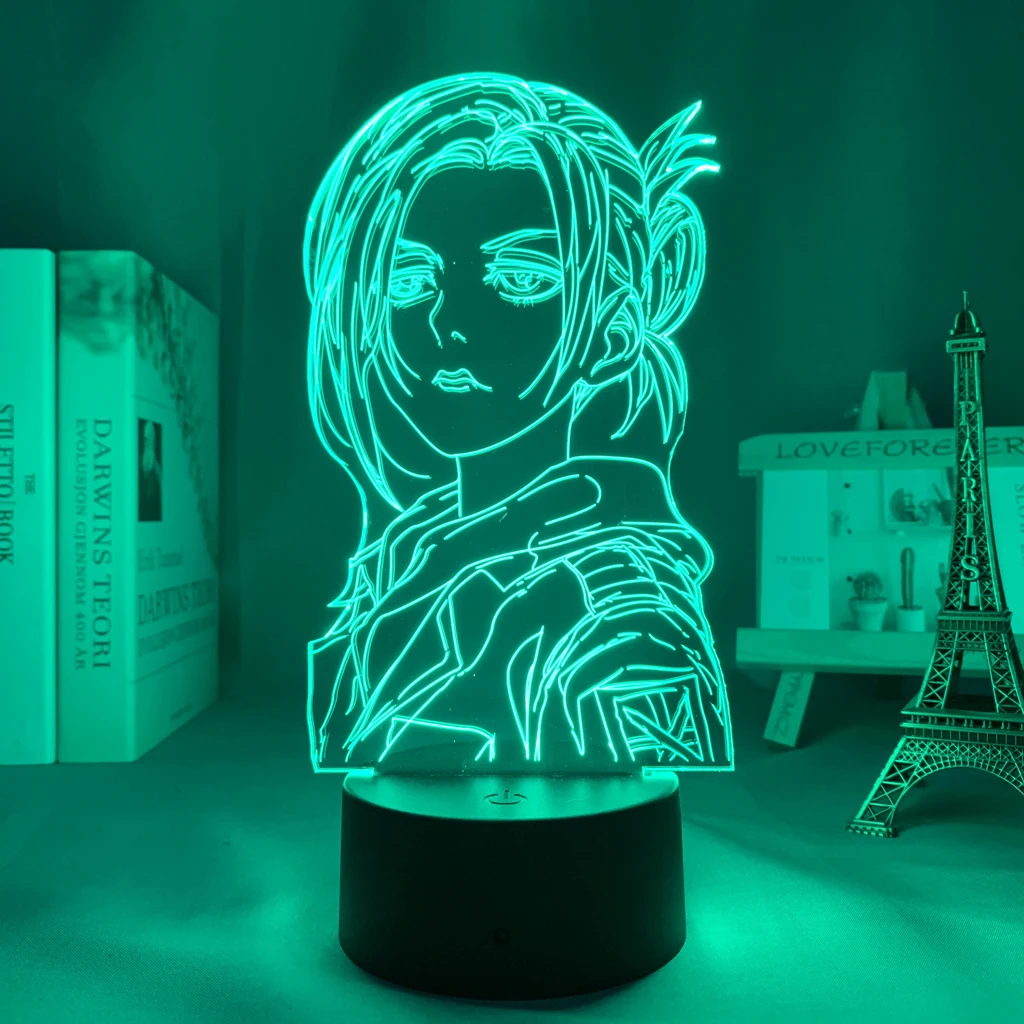 

Titan Anne Leonhardt Table Lamp 3D Animation Lamp Bedroom Decoration Birthday Gift Acrylic LED Lamp