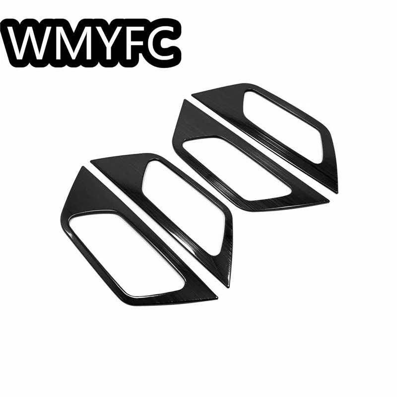 

Stainless Steel Car Door Armrest Handle Bowl Cover Interior Trim Accessories Styling For PEUGEOT 3008 3008GT 5008 2016-2021