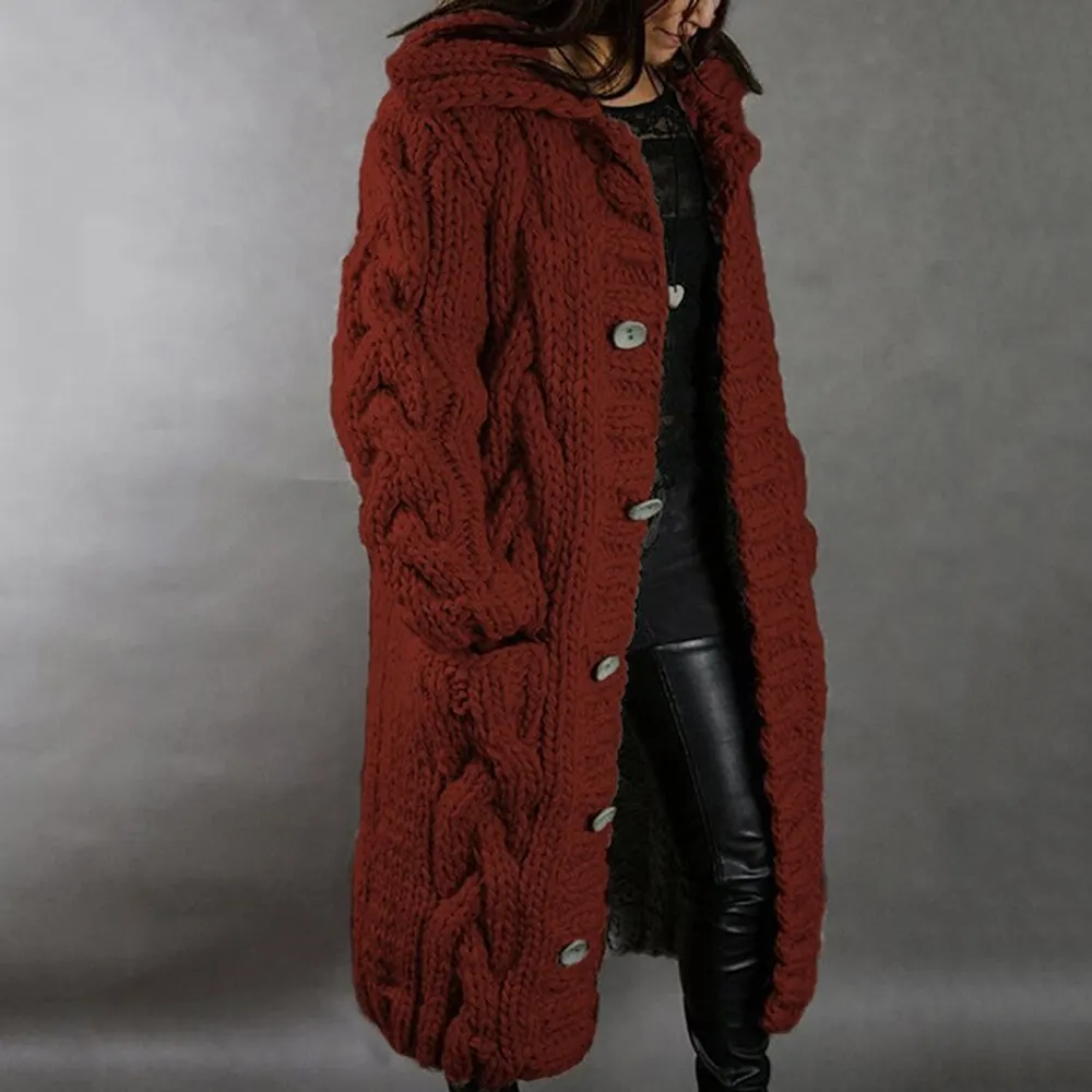 Зимний модный длинный Повседневный свободный свитер 2020 женские свитера осенние