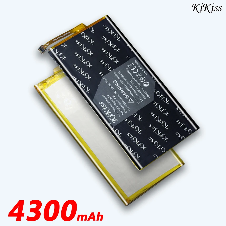 4300 мАч KiKiss безопасная литиевая полимерная аккумуляторная батарея Li3830T43P3hB34243 для zte Nubia Z7 Max NX505J Z7max батареи