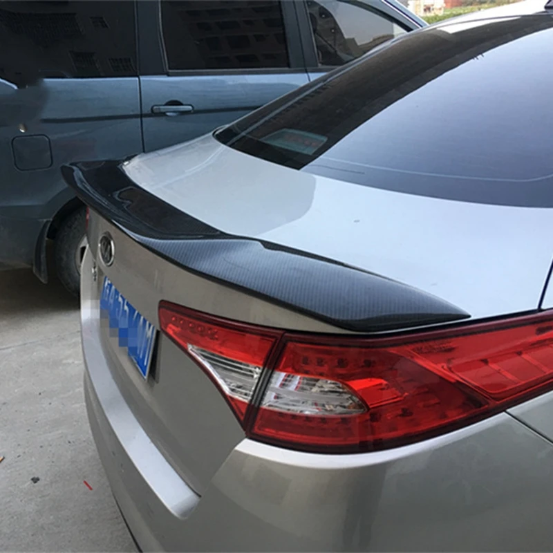 Для Kia K5/спойлер Optima 2010 2013 из углеродного волокна/FRP грунтовка для заднего крыла R