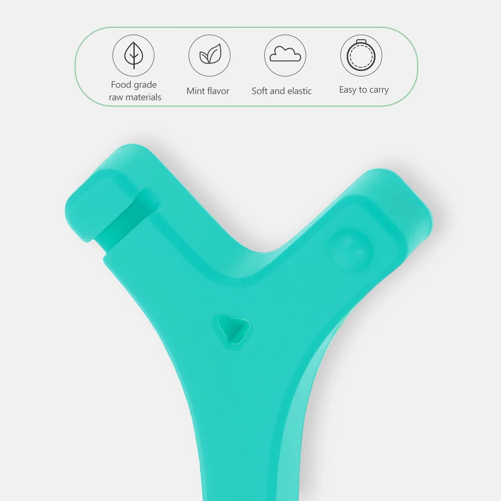 

2pcs Orthodontics Silicone Y-Shaped Aligner Chewies Professional Teeth Chewies