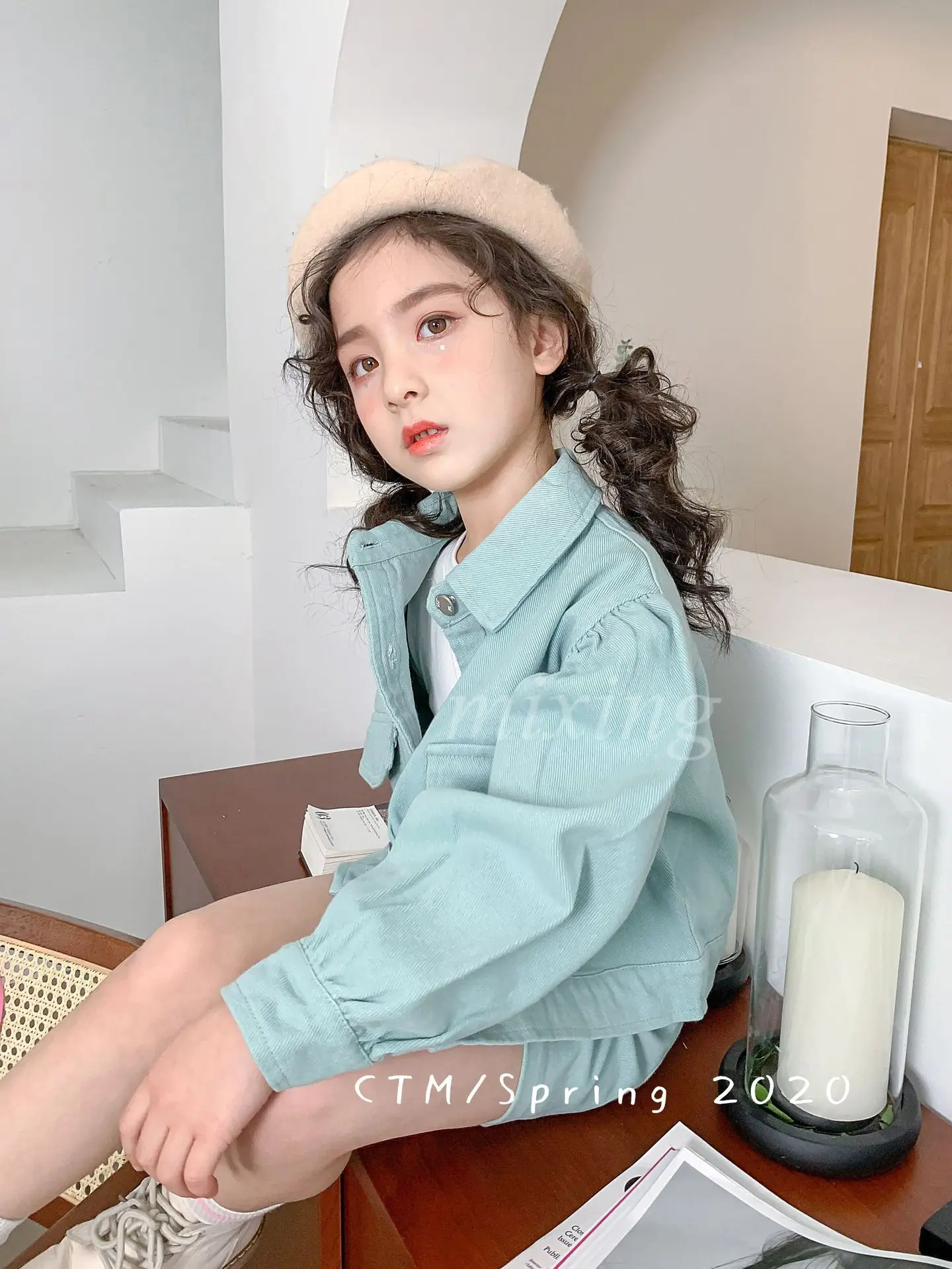 Комплект одежды для детей 2020 г. Весенний Новый Детский Костюм Детское пальто с