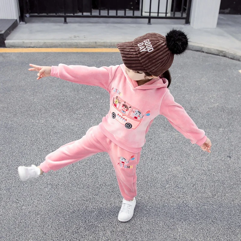 Одежда для маленьких девочек От 0 до 3 лет 2 предмета новый осенний вельветовый