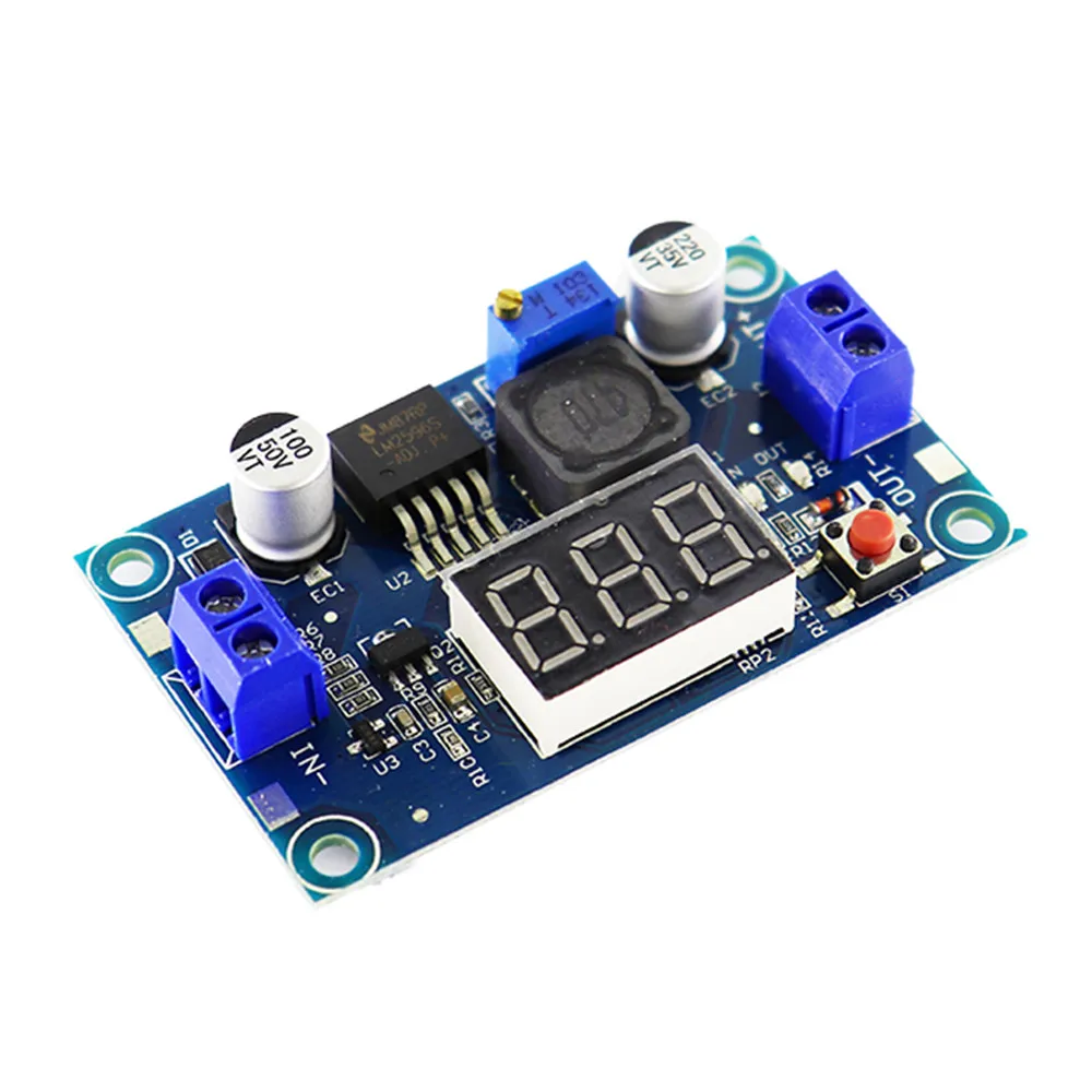 DC-DC понижающий модуль LM2596 DC/DC 4 0 ~ 40V до 1 25-37V Регулируемый регулятор напряжения