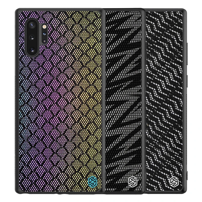 Чехол для samsung Galaxy Note 10 + Plus Pro 5G чехол NILLKIN Twinkle полиэфирные Светоотражающие Чехлы