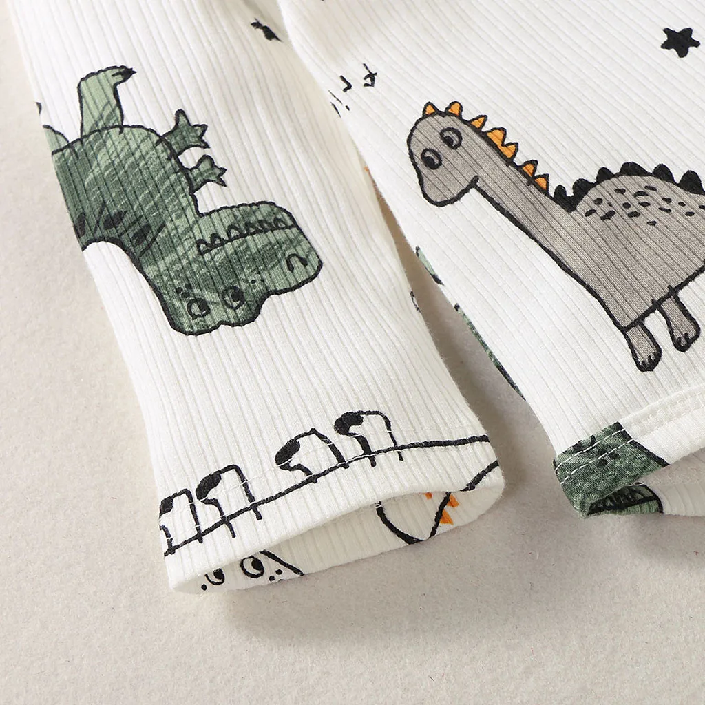 SAGACE/Одежда для новорожденных Комбинезон унисекс с рисунком динозавра Футболка