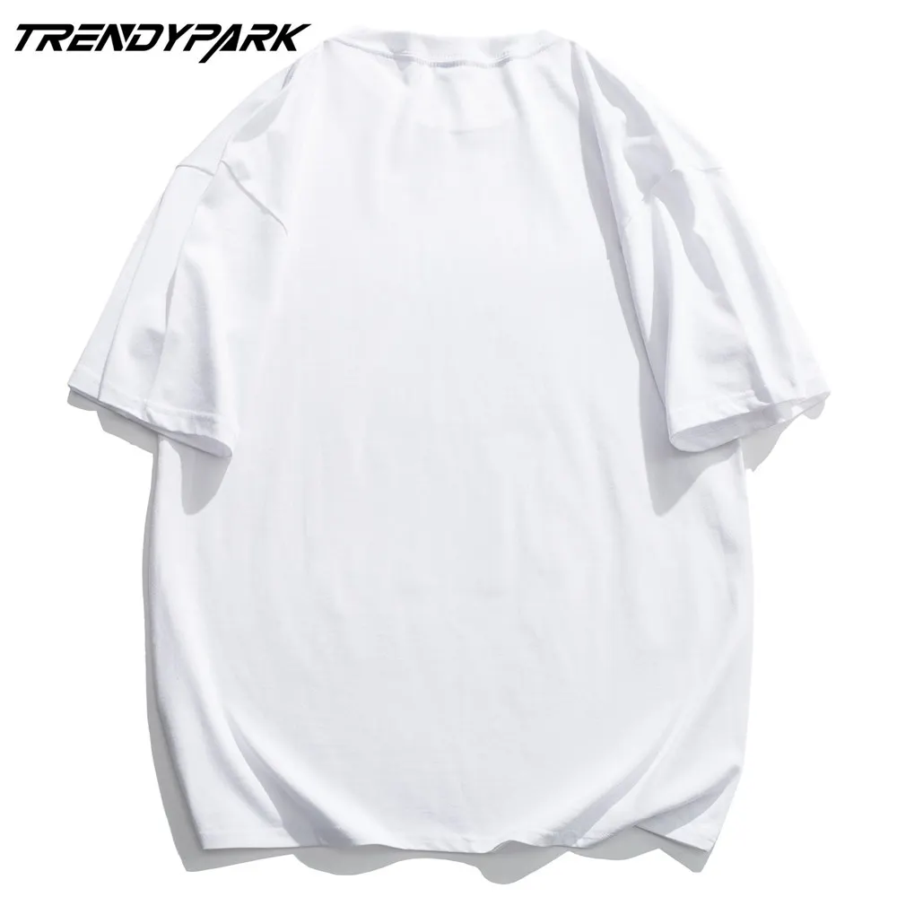 

Men's T-shirt 2021 New Summer Short Sleeve Printed Tee Hip Hop Oversized Cotton Casual Harajuku Streetwear Top Tshirts Clothing