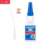Клей Loctite 401 мгновенного действия, 20 г, прочный супер-клей, многоцелевой для токарной машинки по дереву, поворот, стабилизация, хобби