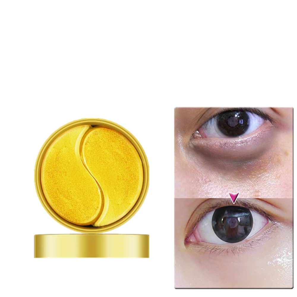 60 шт. крем для лица против морщин и подушечки глаз маска Crystal коллагеновая под