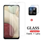 Закаленное стекло 2 в 1 для Samsung Galaxy A12, защитная пленка для экрана Samsung A12 A 12 Nacho, защитное стекло