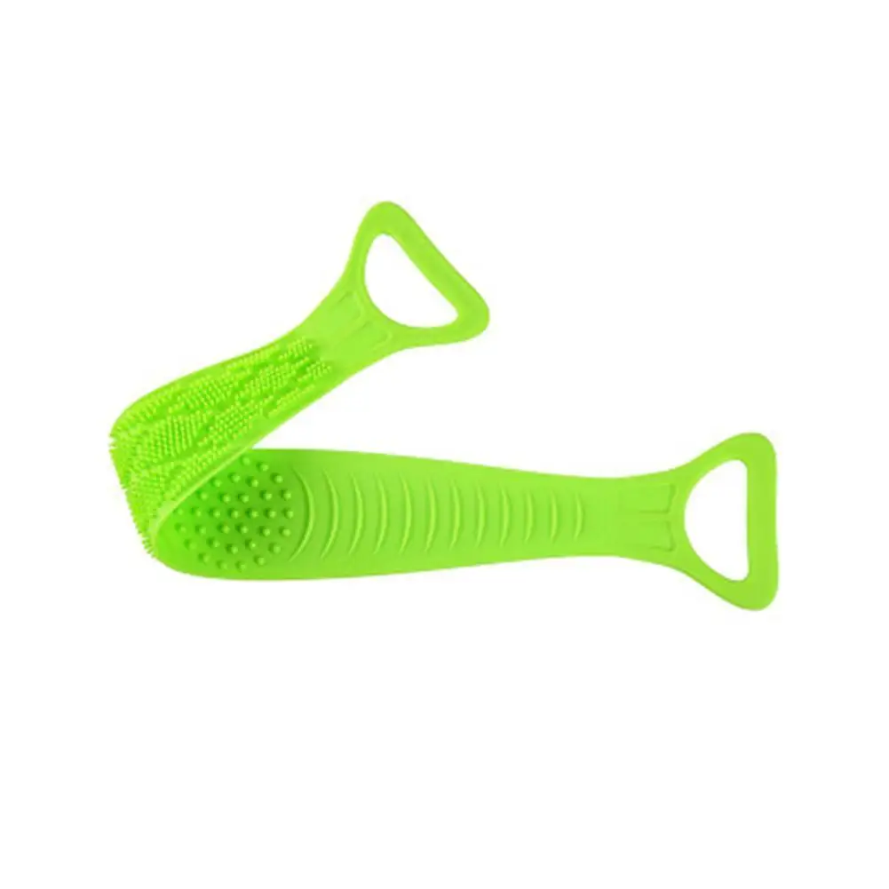 

Silicone Bath Brush Towel Dual Side Body Shower Rubbing Massage Accessories Bathroom Washing Back Mud Tool For Household Pe Z9Z6