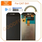 Оригинальный ЖК-экран 5,0 дюйма для Caterpillar Cat S41 S 41, ЖК-дисплей, сенсорная панель, дигитайзер в сборе для CAT S41, запасные части