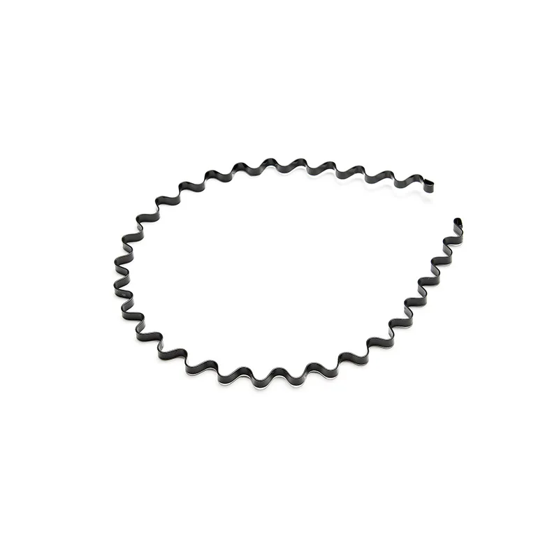 Модная черная волнистая повязка на голову для мужчин и женщин унисекс Спортивная