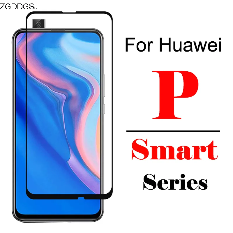

2pcs 9H Protective Glass For Huawei P Smart Plus Z Sofety Screen Protector On For Huawei Psmart 2019 Armor Full Cover Glass Film