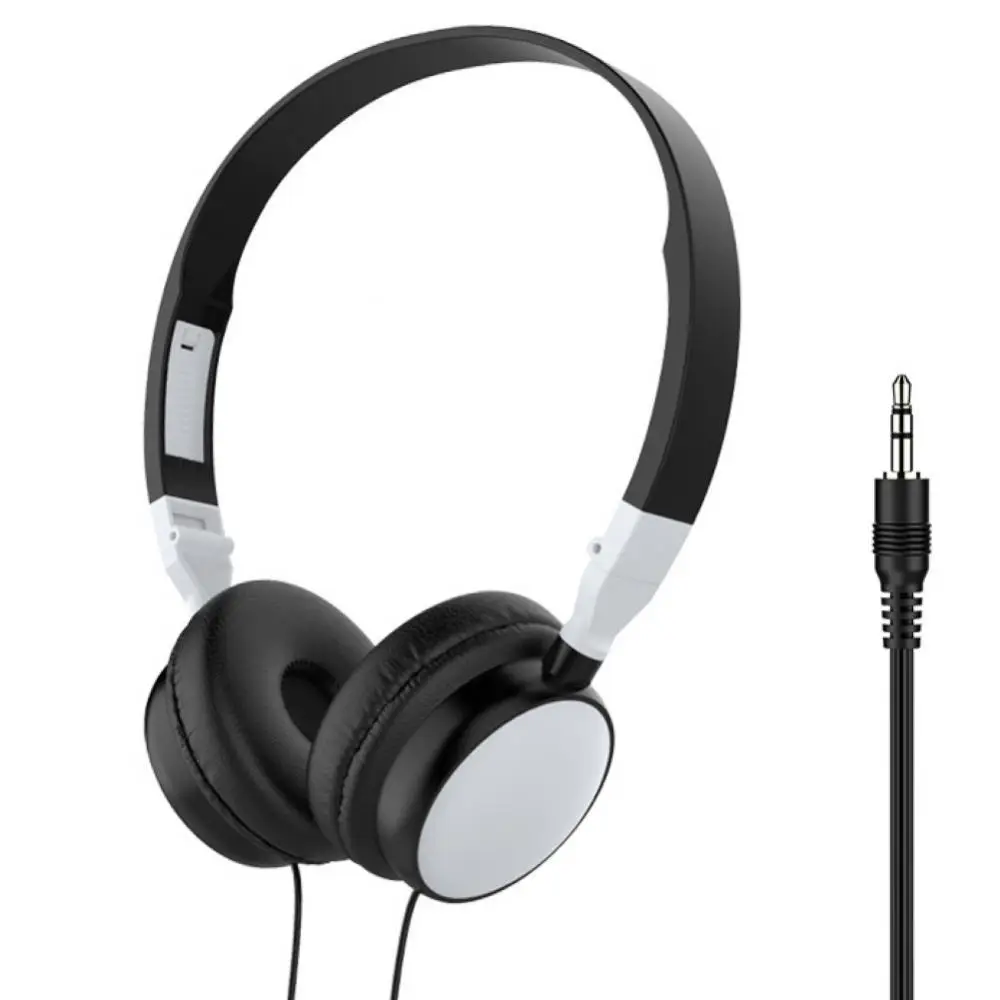 

Проводная Складная аудиогарнитура 3,5 мм HiFi с басами, игровые наушники для телефона/планшета