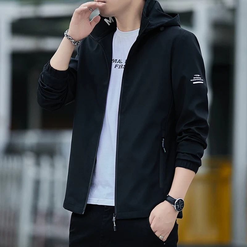 

Streetwear Spring Casual Coats Mens Stand Cardigan Jacket Street Hip Hop Jackets Men Harajuku Color Matching Cargo Coat 2021