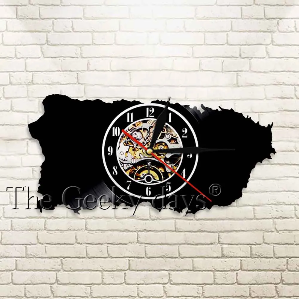 Настенные часы для украшения дома виниловые записи в США и США|Настенные часы| |