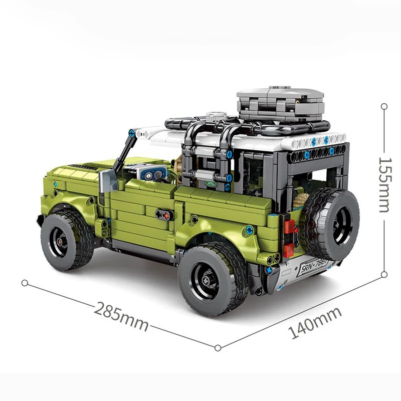 

ABS Simulation OFF Road Vehicle Car 1:14 Model Particle Creative Building Bricks Children Boys Puzzle Assembly Blocks Diy Toys