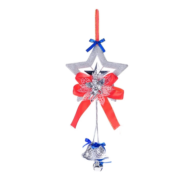 Симпатичные рождественские колокольчики для двери уникальные елочные украшения