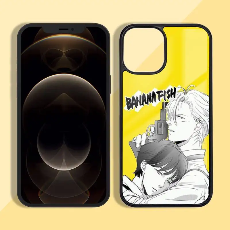 

Banana Fish Anime Phone Case Silicone TPU+PC For iPhone11 12 mini Pro MAX 7 8 Plus X XR XS Samsung S20 10 9 8 Plus ultra