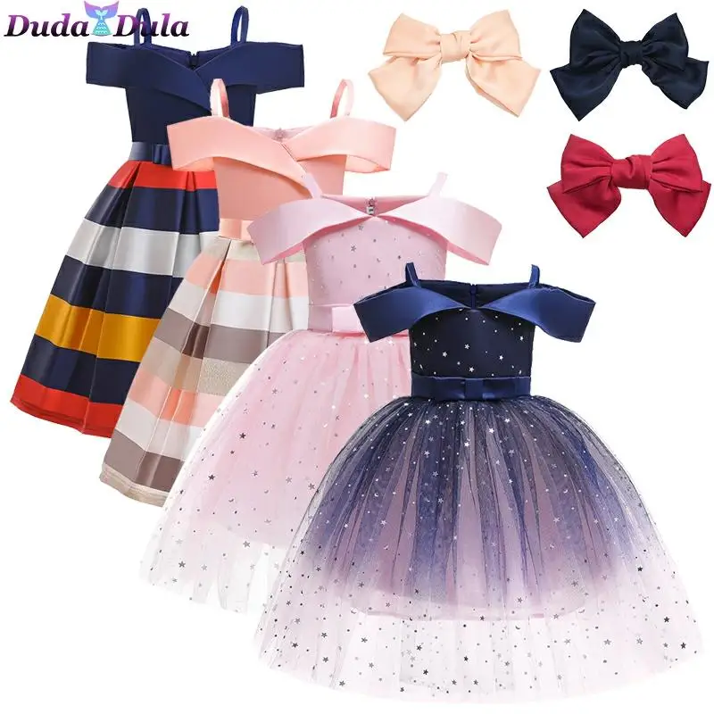 

Princess Flower Girl Dress Summer Dress 2020 Tight dress Teenage Girls clothes Elegant Dresses for girls Party Dress for Girls