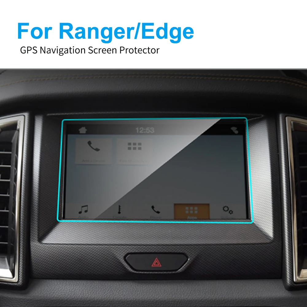 8 дюймов автомобиля gps навигации Экран протектор для Ford Edge Plus SE SEL ST Титан-, Стекло пленка для Ranger XL XLT лассо