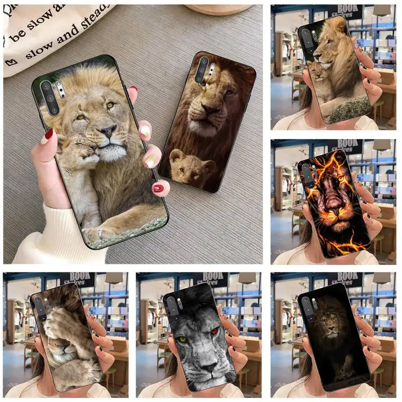 Мужской черный чехол для Samsung Note 7 8 9 10 Plus lite Galaxy J7 J8 J6 2018 Prime | Мобильные телефоны и