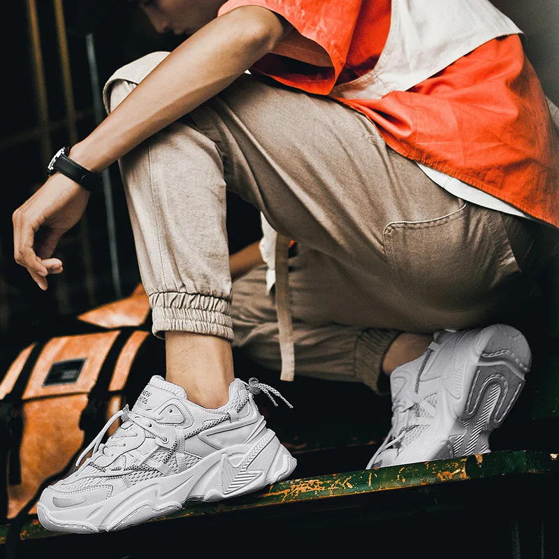 

Men's Shoes Breathable Men's Breathable Sneakers Shoes Men Casual Comfortable Mesh Running Man Summer Mens Sports