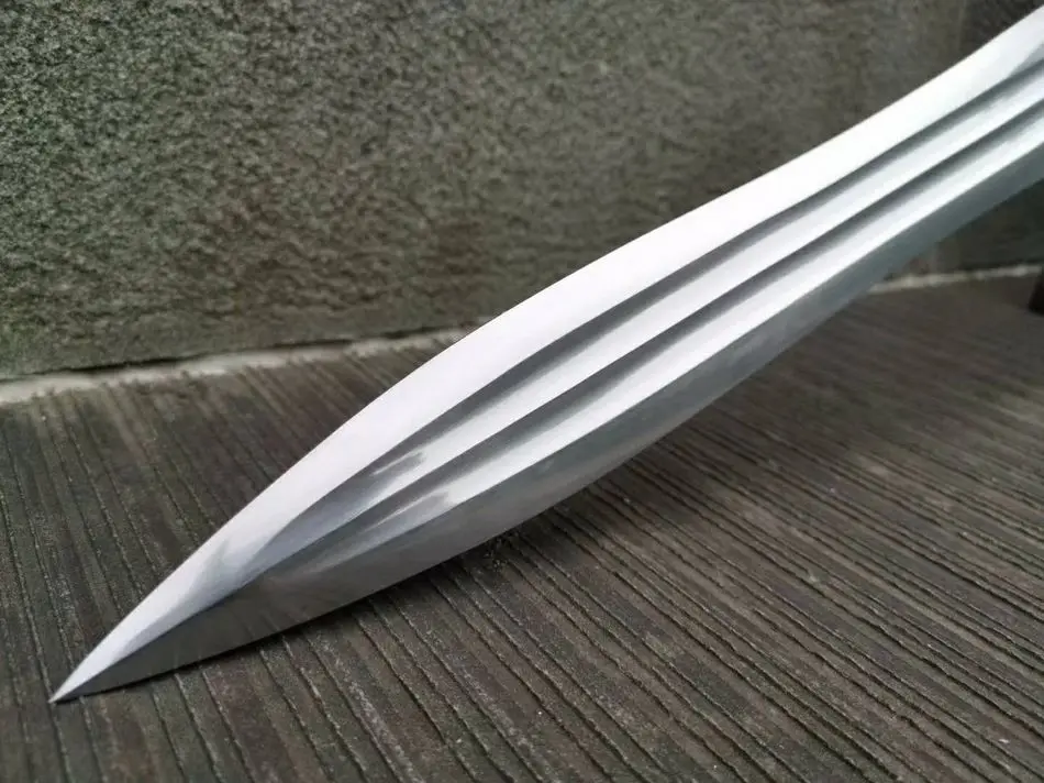 

Handmade High Quality Wushu Spear Kung Fu Sword Spring Steel Blade Detachable Stainless Steel Rod