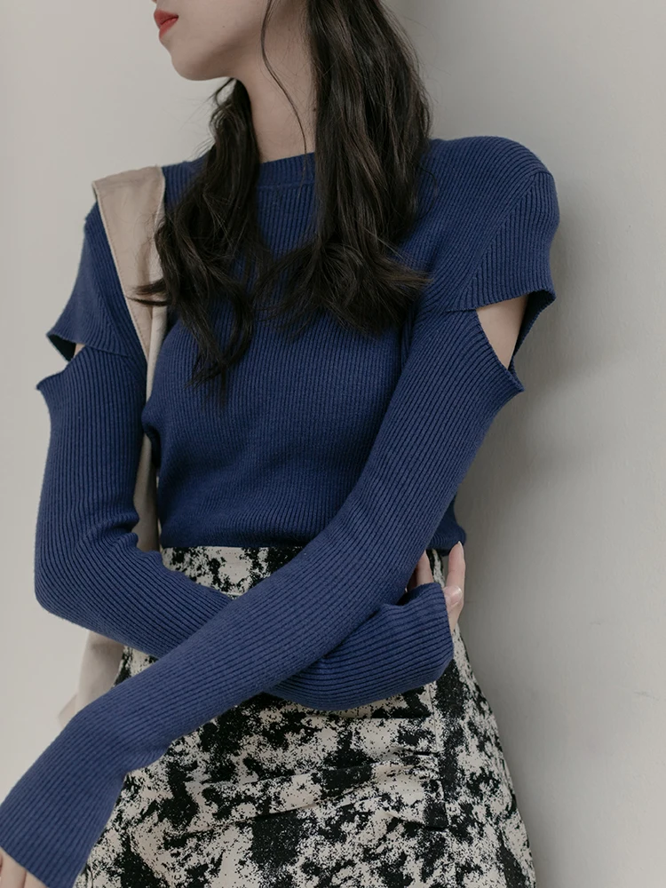 

Sweater Woman 2020 new autumn and winter long sleeves with a slim bottom blouse half turtleneck sweater XBA226-XBA229