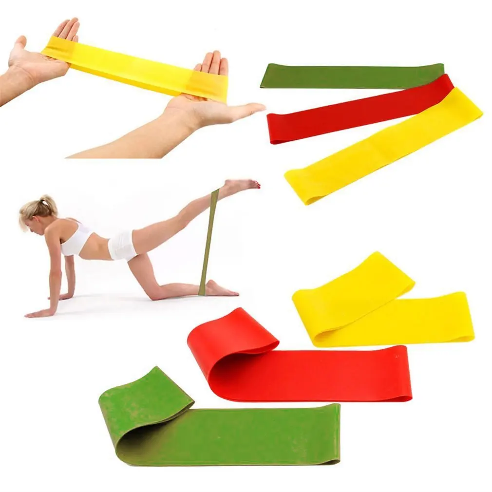 Натуральный латекс сопротивления натяжения ленты для тренировок пилатеса