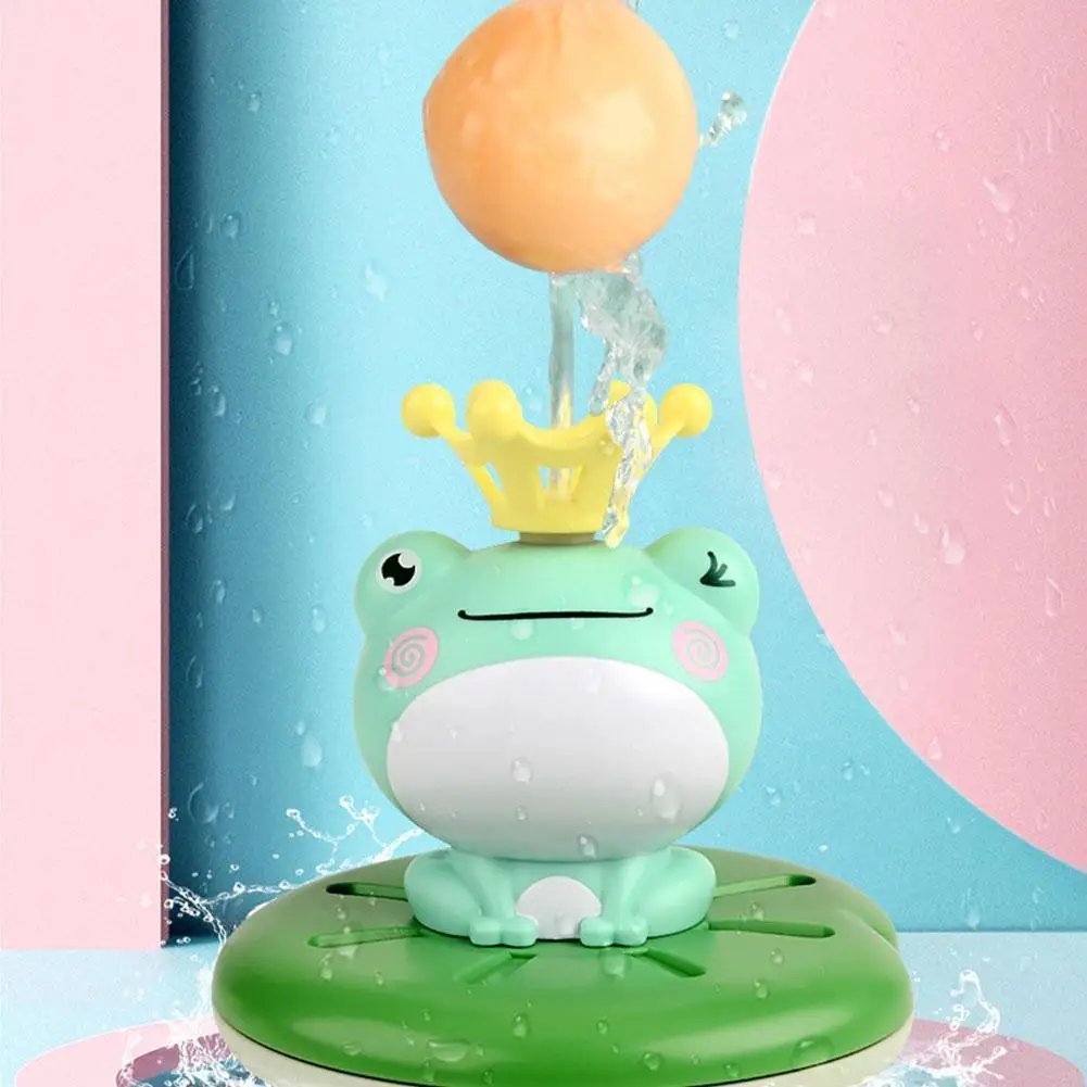 

Электрическая игрушка для ванной, Детская плавающая игрушка в форме лягушки с распылителем воды, детская игрушка для ванной