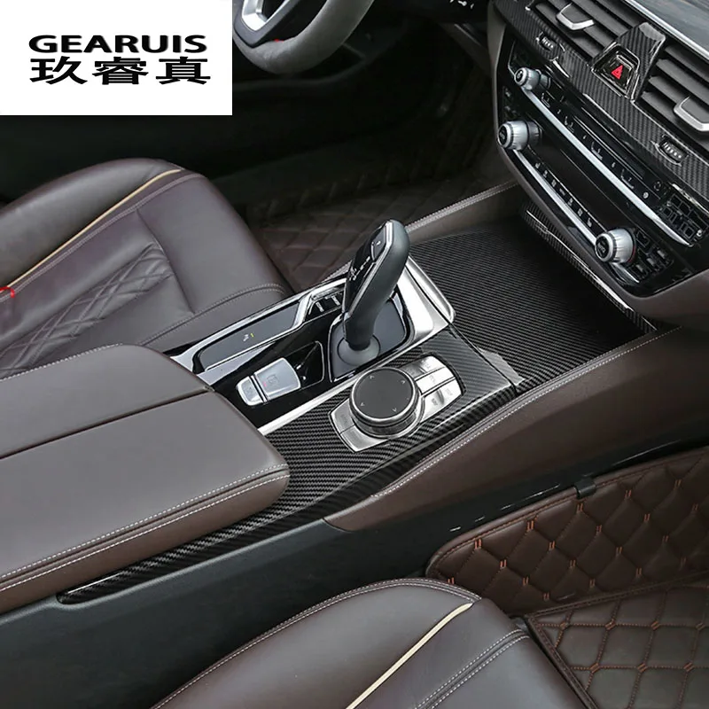 Автомобильный Стайлинг для BMW 5 серии G30 G38 Центральная панель переключения