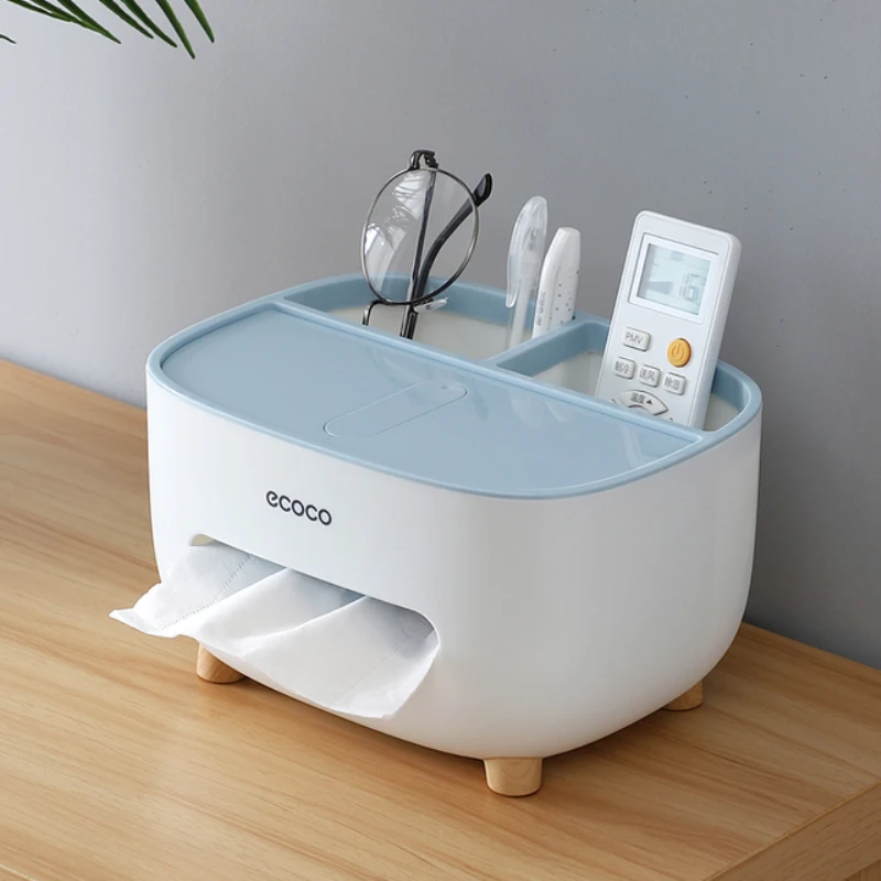 

Lovely Simple Multi Function Remote Control Storage Tissue Box Napkin Holder Household Living Room Dining Room Creative Living