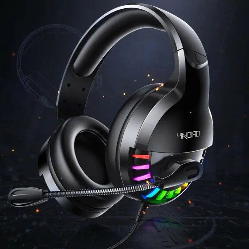 Gaming PS4 Headset With 7.1 Surround Sound Xbox One Noise Canceling Mic RGB Light For PC Laptop | Электроника