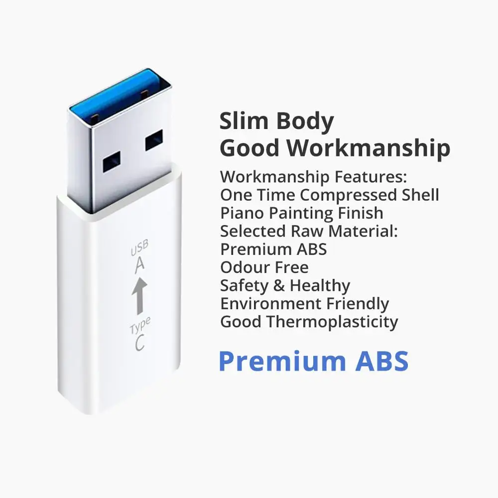 ISky USB Type C OTG адаптер Женский к A Мужской кабель конвертер OTG|Переходники и адаптеры|