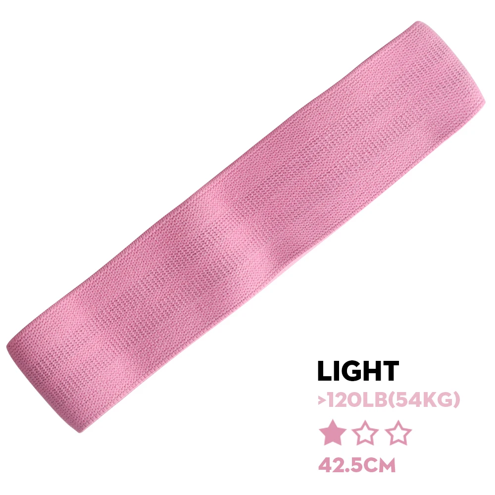 Pink-S SKDK 1 шт. хип-Группа хлопок Йога Сопротивление группа широкий Фитнес упражнения ноги группа петля для круг приседания, тренировка Нескользящие прокатки - Цвет: Pink-S