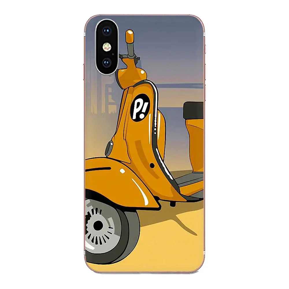 Vespa скутер Роскошные модные 2d ТПУ чехлы для Galaxy Alpha Note 10 Pro A10 A20 A20E A30 A40 A50 A60 A70 A80 A90 M10