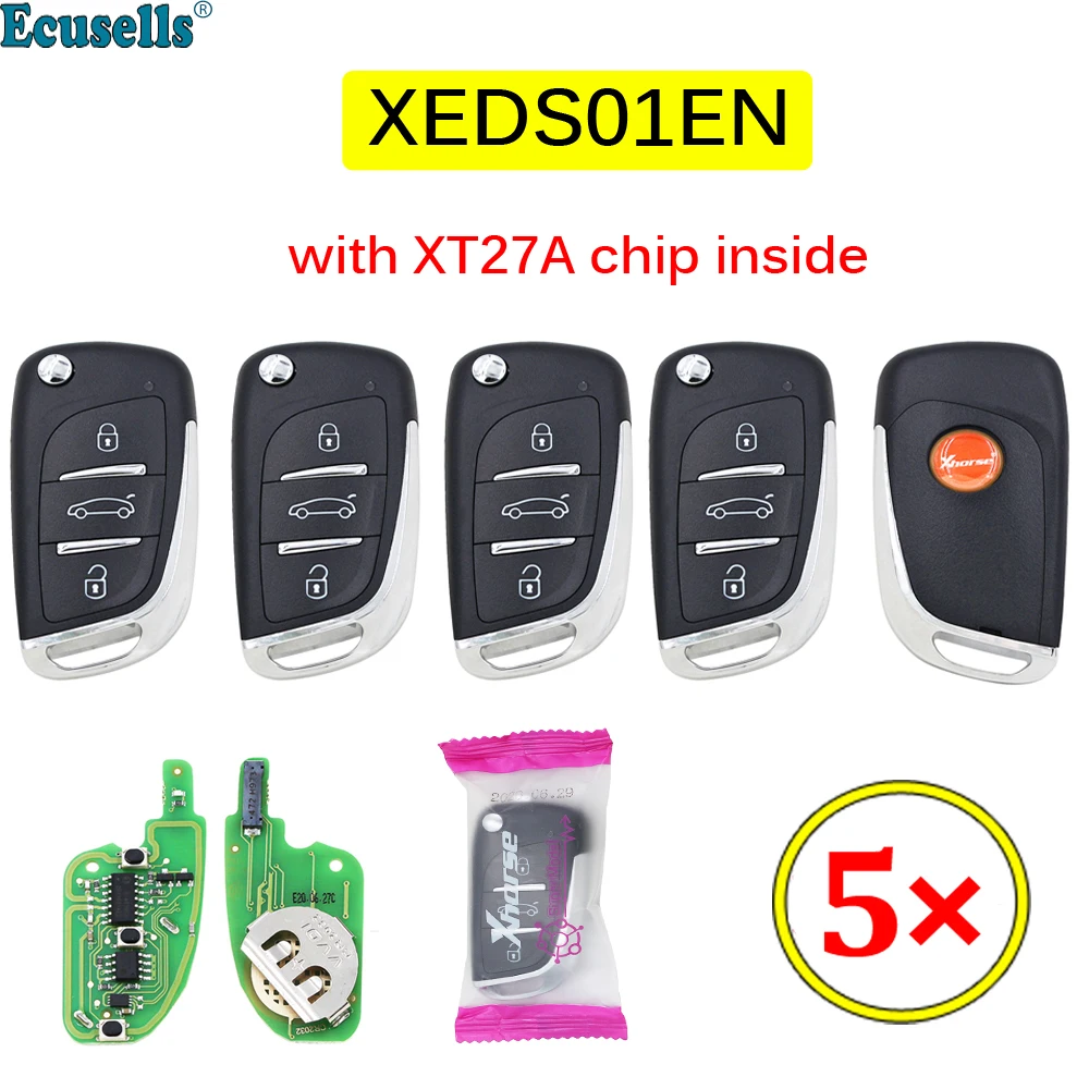 Супер пульт дистанционного управления Xhorse XEDS01EN VVDI с чипом XT27 XT27A66 работает для