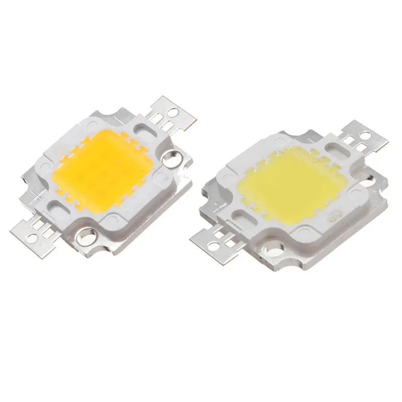 4/10 шт./лот COB LED 9 12 в 10 Вт светодиодный Диод Bead DIY лампочка лампа наружный прожектор
