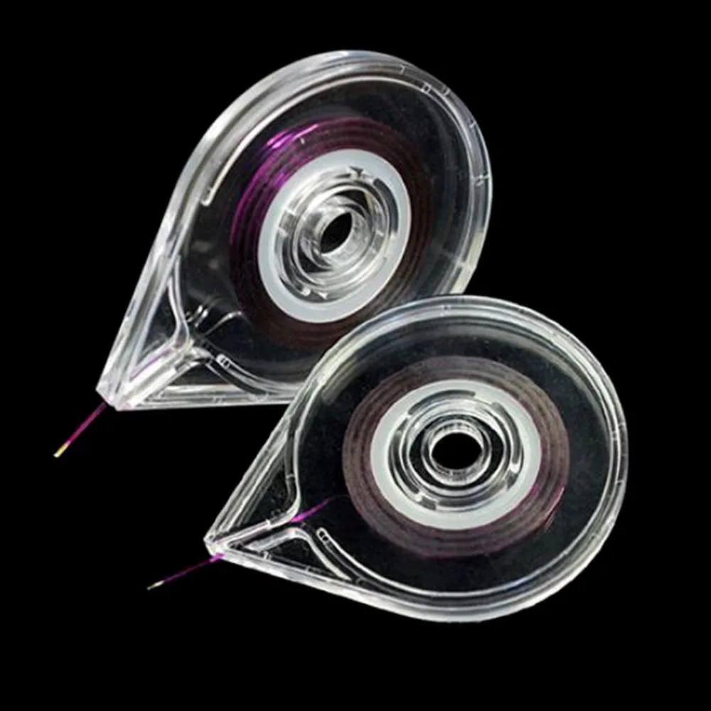 1 шт. Новый дизайн ногтей полосатая лента блестки линия чехол наклейки