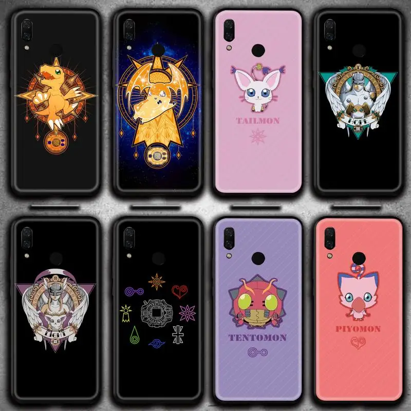 

Anime Digimon Japan Phone Case Huawei Y6P Y8S Y8P Y5II Y5 Y6 2019 P Smart Prime Pro